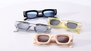 Kacamata Hitam Bingkai Tebal Fashion Sunglasses Wanita Pria Lensa Candy Colour perempuan Trending