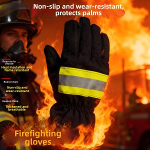 TIANLUXIAOFANG | Fireproof and Heat Insulated Firefighting Glove