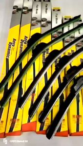 Wiper Depan Mobil / Wiper Pisang Karet Wiper Plat Moon Aero Dynamic
