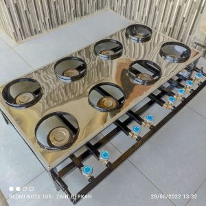 kompor serabi 8 tungku 8 keran