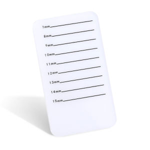 Acrylic False Eyelashes Palette With Tick Mark Stand Pad Organizer Graft Eyelash Extension Palette Lashes Holder Makeup Tool