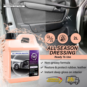 All Season Dressing GMD (64oz) - Interior Leather, Vinyl, Plastic, and Rubber Gloss - Long-Lasting Deep Gloss, Non-Greasy Formula