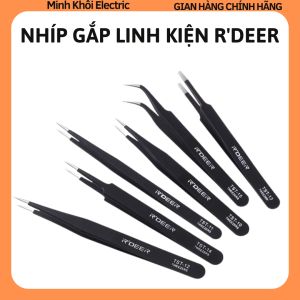 nhíp gắp linh kiện chống tĩnh điện mũi thẳng mũi cong RDEER nhíp kẹp linh kiện điện tử nhíp gắp đa năngbanh kẹp cong banh gắp linh kiệnnhíp chống tĩnh điện banh gắp linh kiệnnhíp inoxnhíp nhặt linh kiện