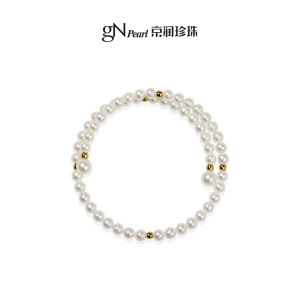Freshwater Pearl Double Layer Stacking Bracelet