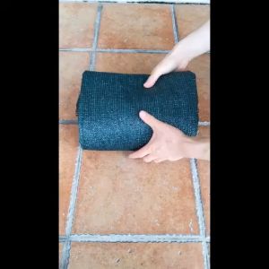 90% UV Shade Net Heavy Duty Black HDPE Sun Protection for Garden Patio