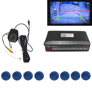 SMART STAR Front Rear Parking Sensor 8 Sensors Digital Display Reverse Icon for CCD AHD Camera Android Head Unit