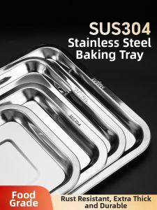 TAFUMAN | Food Grade 304 Stainless Steel Tray