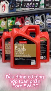 [ Combo bảo dưỡng ] 2 Bình nhớt động cơ FORD MOTOCRAFT 5W-30 + Lọc + Súc rửa động cơ Castrol
