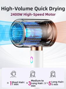 Professional Hairdryer Negative Ion Constant Temperature Hairdressing Salon High Wind Power Fast Drying for Home Use Student Dormitory