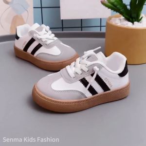 SENMA Rubber Shoes For Kids Girls Korean Shoes Boys Sneakers White Baby Shoes 1 to 5 Years Old