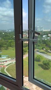 Hoholand Baby Window Restrictor Lock Child Safety No Drilling Sliding Window Lock Easy Installation