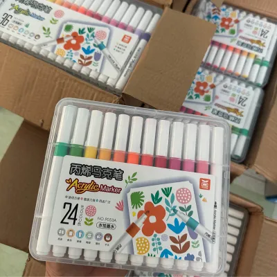 🎉🎉🎉[HÀNG TỐT GIÁ XỊN] Bộ mà ACRYLIC Marker Ngòi to đầu nhọn chống thấm nước 🎉🎉🎉