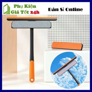 Cây Lau Kính Thông Minh 3 Trong 1 - Cây Gạt Nước Lau Kính Đa Năng Xoay 360 độ 3in1 Nhỏ Gọn Tiện Lợi Cao Cấp - Cây Lau Kiếng / Gạt kính  Gạt nước Cầm Tay