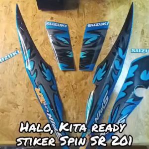 Stiker Standar Suzuki Spin SR 2012 - List Stiker Standar Spin SR 2012 - Striping Standar Spin SR 2012