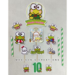 Kero Kero Pi Sanrio Cake Topper (High-quality Personalize Ready-to-use)