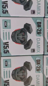 ยี่ห้อใหม่ DX-26 หูฟังไร้สายสําหรับเล่นเกม Mecha สไตล์หูฟังกีฬา TWS หูฟังบลูทูธ ชิป Bt 5.5 เคโมไดเอล รองรับการชาร์จแบตเตอรี่อัตโนมัติ ทนทาน 24 ชม.