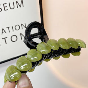 Large Size Shark Clamp & Acetate Heart Hair Clips: 2024's Must-Have Fashion Accessories