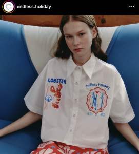 🤍❤️พร้อมส่ง🤍❤️เสื้อเชิ๊ตครอปแบรน Endless♾️holiday🤍รุ่นใหม่ Always Shirt คอล Catch Me by the Sea🤍❤️Mix&Matchได้มาก🤍❤️