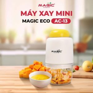 Máy xay đa năng Magic Eco AC -13 0.3 lít 8 lưỡi dao cối thủy tinh.