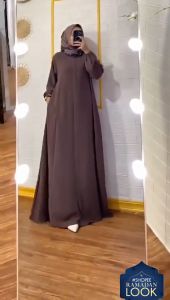 MIKAYLA DRESS ELEGAN GAMIS BUSUI FRENDLY GAMIS AIRFLOW JUMBO