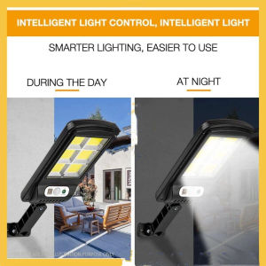 Lampu Solar/Lampu Tenaga Surya/Lampu Jalan LED Sensor Gerak 120W Anti Air  Waterproof Solar Panel Surya Outdoor Solar Wall Street Lights Motion Sensor Security Lighting