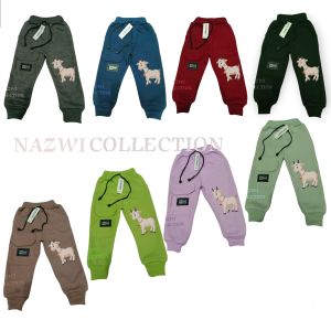 Joger Anak Variasi Motip KAMBING Lucu Usia 1-8 Tahun Laki-laki/Perempuan  Bahan Fleece Premium Berkulitas