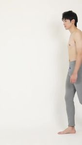 Penghantaran dari China [2025] Seluar Termal Bulu Domba untuk Wanita Bergaris Bulu Tebal Baldu Jerman Anti-Pilling Kawalan Perut Seluar Kapas Lapisan Dasar Pemanasan Seluar Musim Gugur untuk Lelaki 3.5