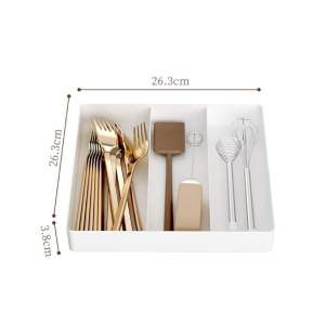 🔥 SG Hot selling 🔥 Retractable Drawer storage organizer/Home storage rack/Expandable Drawer Storage Tableware Kitchen Storage Cutlery Organizer