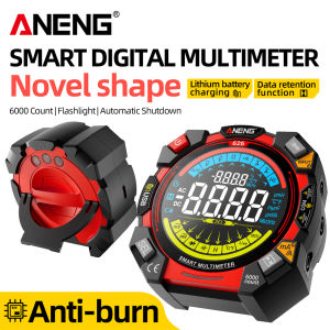 ANENG | ANENG 626 Digital Multimeter 6000 Counts USB Rechargeable AC DC Volt Current Ohm Cap Temp NCV Diode Electrician Measuring Meter
