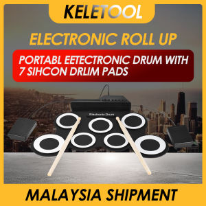 electronic drum set for kids pad electric Electronic Roll up Thicken Silicone Drum Electric Drum Kit with Drumsticks and Sustain Pedal for Kids Beginners drumpad 电鼓
