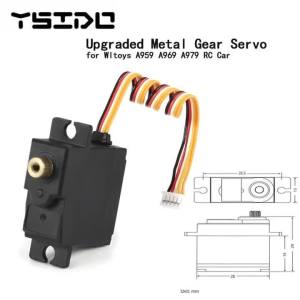 Phụ Tùng Nâng Cấp Servo Kỹ Thuật Số Kim Loại YSIDO 25g Dành Cho Xe Điều Khiển Từ Xa Wltoys 1/12 12428 12423 Thuyền Robot - Servo Siêu Nhỏ Cho Đồ Chơi Điều Khiển Từ Xa