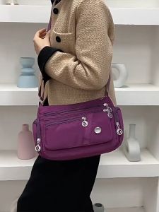 Túi xách họa tiết hoa nữ nhiều ngăn chống thấm nước size 28cm