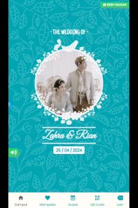Undangan Digital Profesional: Tema Tealflower & Pernikahan