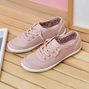 Large Size Canvas Shoes for Women Slip-On Casual Sports White Shoes Size 41-43 Low Cut round Toe Plastic Sole Footwear