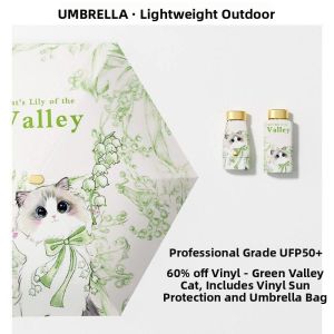HUAZINIAO | Portable Sun Protection UV-Blocking Rain and Sun Compact Mini Capsule Umbrella