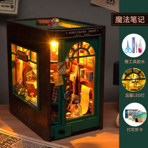DIY House Puzzle Toy Miniature Model Building Blocks Assembly Handmade Birthday Gift for Girls Static Model Architecture