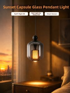 Sleep Aid Minimalist Adjustable High-end Glass Pendant Light