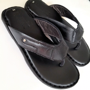 Dép Kẹp Nam Da Bò Cỡ Lớn (Size 44 45 46 47) Dép Nam Xỏ Ngón Big Size Da Thật Cao Cấp HKT Shop DN689