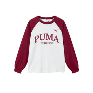 PUMA | Long Sleeve Round Neck Raglan Sleeve Sport Fashion Base Tee