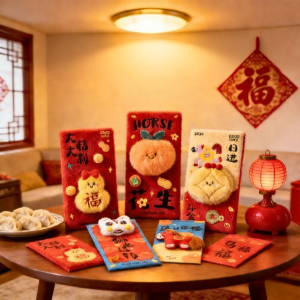 CEYU | Creative 3D Stereoscopic Stuffed Toy Red Envelope