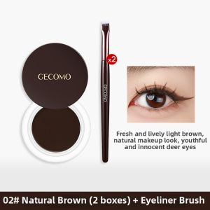 Long-Lasting Smudge-Proof Waterproof Sweat-Resistant Fading-Resistant Natural Brown Eyeliner