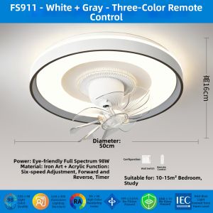 Intelligent Ultra-thin Ceiling Fan Light