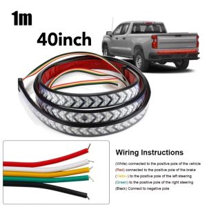 Car Trunk LED Arrow Tailgate Light LED Tailgate Light Bar Running Turn Signal Brake Reverse Light