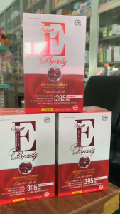 Vitamin E đỏ VIta Red Beauty hộp 30 viên hỗ trợ chống oxy hóa hạn chế lão hóa da.