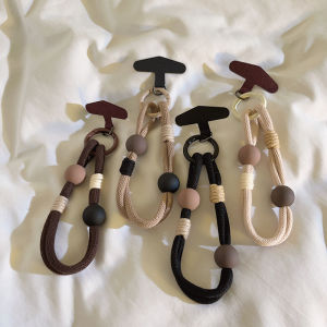 สร้อยข้อมือผ้าไนลอนถักแบบเรียบง่าย สร้อยคอหูฟัง หัวเข็มขัดกุญแจรถยนต์ กระเป๋าพกพา ชุดชิ้นส่วนโทรศัพท์มือถือ 619