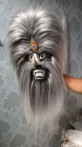 bujang ganong rambut sintetis