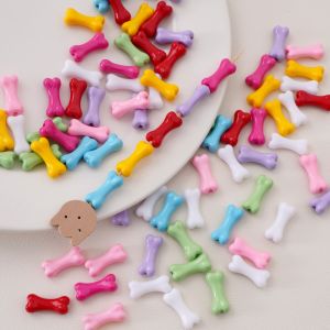 8x19mm Acrylic Spray Painted Bone  Beads For DIY Bracelet Necklace Earring Keychain Mobile Phone Chain Craft Jewelry Making Accessories