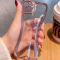 Latest Sparkling Diamond iPhone Case Full Edge Protection Transparent Electroplated High-End Feel Silicone Anti-Fall Soft Shell for Apple 12 15 plus 14 pro Max 11. 