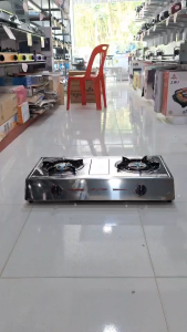 เตาแก๊สหัวคู่หน้าสแตนเลส Lucky flame รุ่น AT-152