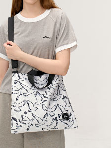 Freein Original Plaid Print Canvas Tote Bag Casual Crossbody Bag for Class Large Capacity Computer Bag Women